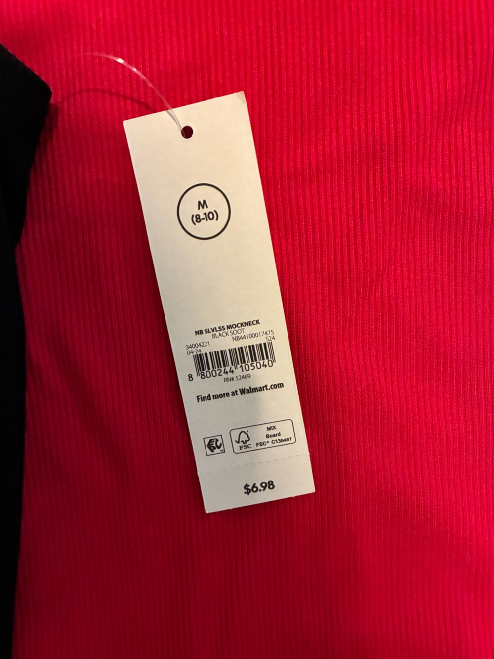 3 NWT Slim Fit Ribbed Mock Neck Tank tops - Picture 3 of 3